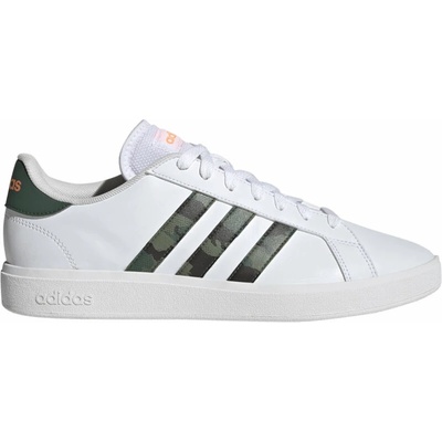 adidas grand court BASE biela khaki lososová