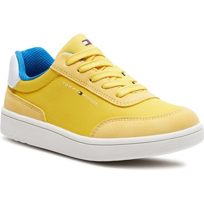 Tommy Hilfiger Сникърси Tommy Hilfiger Low Cut Lace-Up Sneaker T3X9-33351-1694 M Жълт (Low Cut Lace-Up Sneaker T3X9-33351-1694 M)