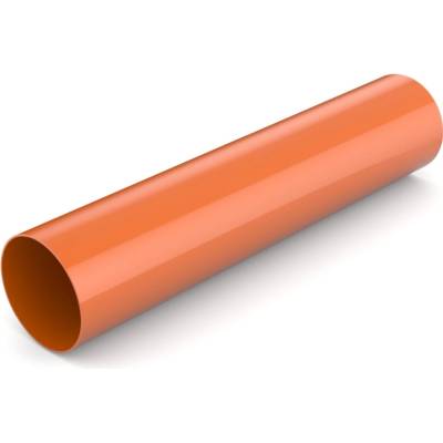 Bryza PVC zvodová rúra 63 mm 3 m RAL 8004 tehlovo červená