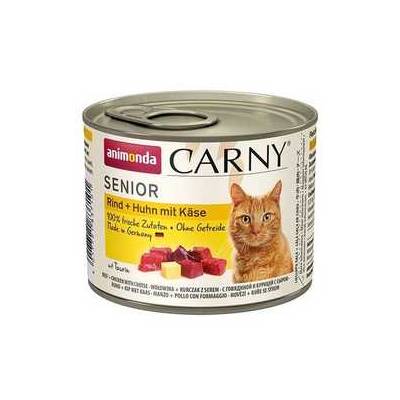 ANIMONDA konzerva CARNY Senior - hovädzie, kura, syr 200g