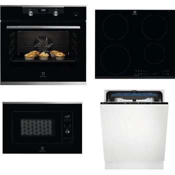 Set Electrolux KODEC75X2 + LIR60433 + LMS2203EMX + EES48200L