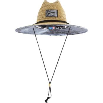 PELAGIC Сламена шапка с периферия pelagic baja straw sunhat open seas black