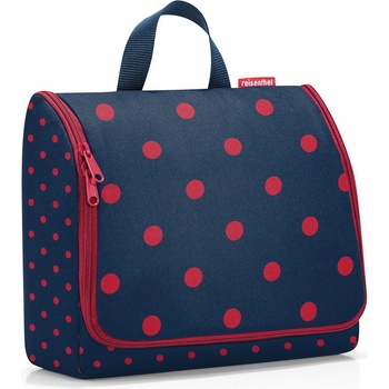 Reisenthel Kozmetická taška Toiletbag XL mixed dots red