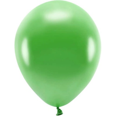 PartyDeco Balónek zelený metalický 27 cm