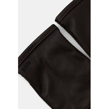 BOSS Кожени ръкавици BOSS Kranton-ME мъжки в кафяво 50526680 (50526680)