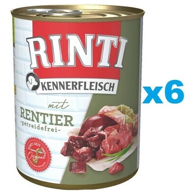 Rinti Kennerfleisch Reindeer Sob 6 x 800 g