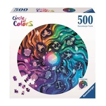 Ravensburger Puzzle 2D 500 Color palette. Astronomy