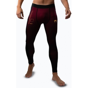 Venum Мъжки тренировъчни гамаши Venum Tactical XT Spats black/burgundy/gold