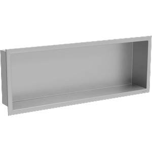 Mexen X-Wall-R нишева етажерка с декоративна рамка 60 x 20 см, инокс - 1910602010 (1910602010)