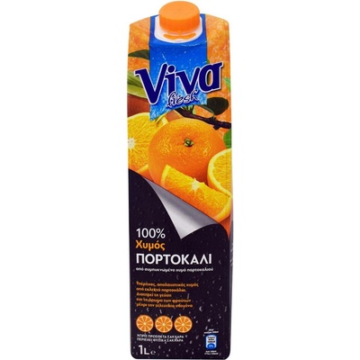 Viva 100% pomerančový džus 1 l