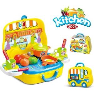Raya Toys Кухня-куфарче Raya Toys, жълта (506119168) - baby