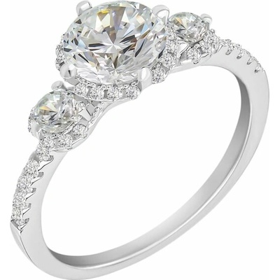 Eppi zlatý zásnubní diamantový prsten Wirk RE36685