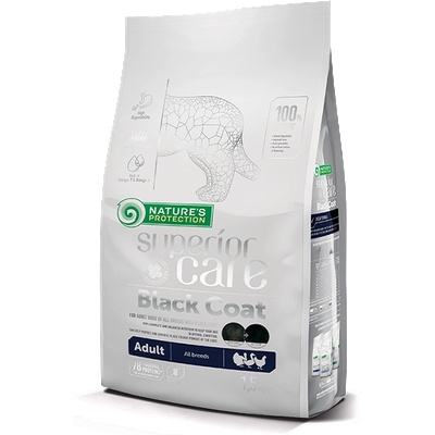 Nature's Protection Superior Care Black Coat Adult All Breeds - Специализирана храна за израснали кучета с черна козина