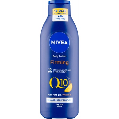 Nivea Q10 Plus Firming zpevňující tělové mléko pro suchou pokožku 250 ml – Zboží Dáma