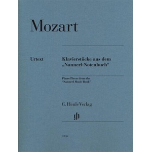 Piano Pieces from the "Nannerl Music Book" | Wolfgang Amadeus Mozart, Ullrich Scheideler (ISBN: 9790201812366)