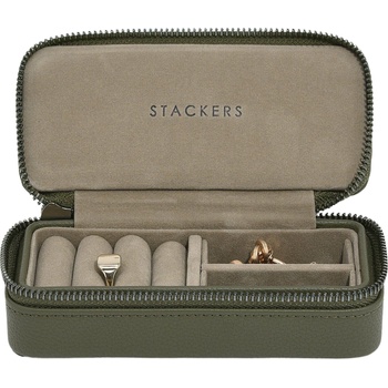 Stackers Пътническа кутия за бижута Travel Medium Stackers маслинена (76155)