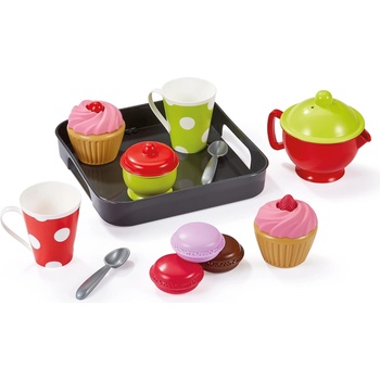 Ecoiffier Детски сервиз за чай Ecoiffier - С поднос и кексчета (7900010960)