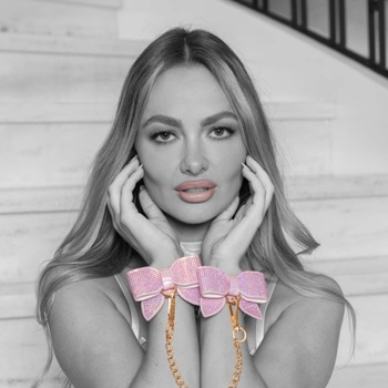 Shots Toys Луксозни белезници с панделки и кристали Paris