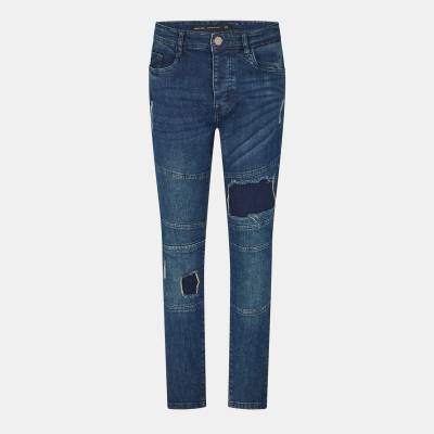 Brave Soul Dark Blue Biker Jean - Dark Blue