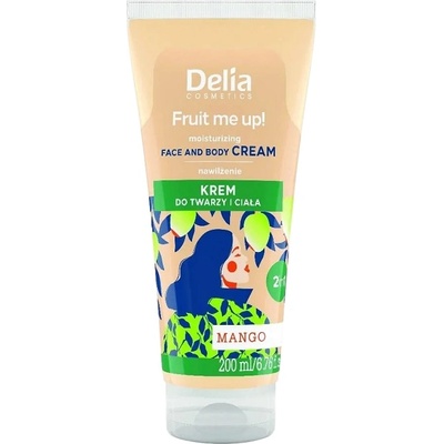 Delia Cosmetics Fruit Me Up! Крем за лице и тяло, манго, 200 ml