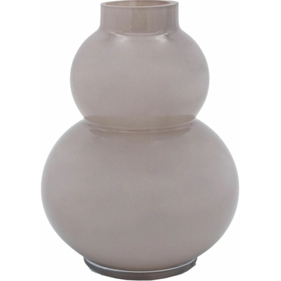 Sandra Rich Sklenená váza Bubble sivá, ø 14 × 18 cm, 19053-18-12