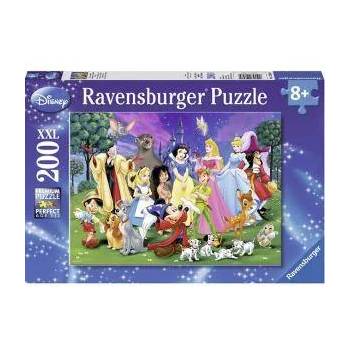 Ravensburger Пъзел Ravensburger 200 елемента, Любимите герои на Дисни, 708401