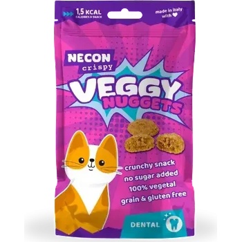 NECON Crispy Veggy Nuggets DENTAL - Хрупкави зеленчукови хапки за котки
