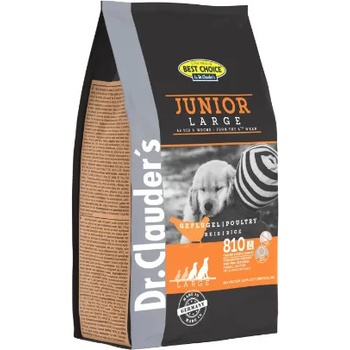 Dr.Clauder's Dr. Clauder’s Best Choice Junior Large - Пълноценна суха храна за кученца от големи или много големи породи (+ 25 кг тегло в зряла възраст) от 8-седмична възраст, 350 гр