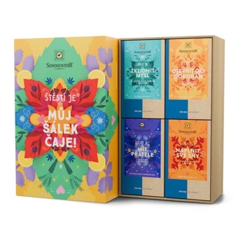 SONNENTOR - Подаръчна кутия за чай, Щастието е моята чаша чай!