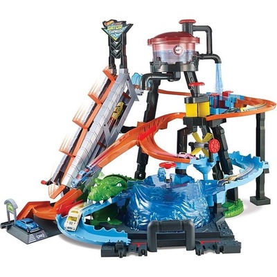 Hot Wheels City ultimátnej automyčka s aligátorom