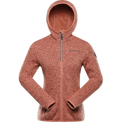 Alpine Pro Дамски топъл суитшърт с цип ALPINE PRO ZEGA 2 tawny orange ALPINE PRO | Cherven Oranzhev | ЖЕНИ | XS