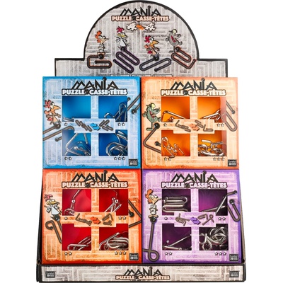 Eureka Комплект логически пъзели Eureka Mania Ball Puzzles, 4 броя, Асортимент