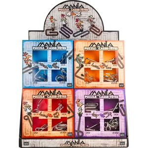 Eureka Комплект логически пъзели Eureka Mania Ball Puzzles, 4 броя, Асортимент