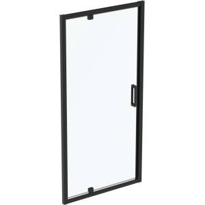 Ideal Standard Connect 2 - Душ кабинка с въртяща се врата, 80 см, черно/прозрачно стъкло K9268V3 (K9268V3)