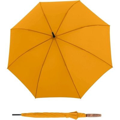 Knirps Timber Stick Automatic Curcuma palicový dáždnik