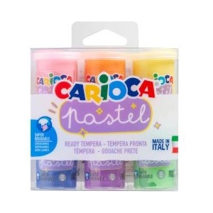 CARIOCA Темперни бои Pastel 6х25мл