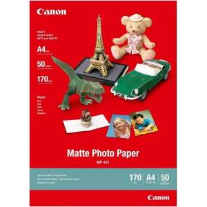 Canon Хартия, Canon MP-101 A4 Matte Photo Paper, 50 листа (CANON MP101A4 PH PAPER A4 /50)