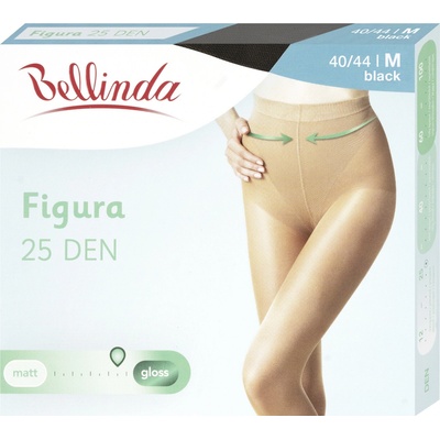 Bellinda Figura 25 DEN stahovací punčochové kalhoty černé