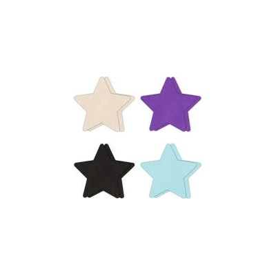 NS Novelties Pretty Pasties Star I Assorted 4 Pairs