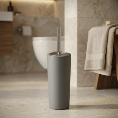 Kela WC štětka MARTA plast šedá KL-22276