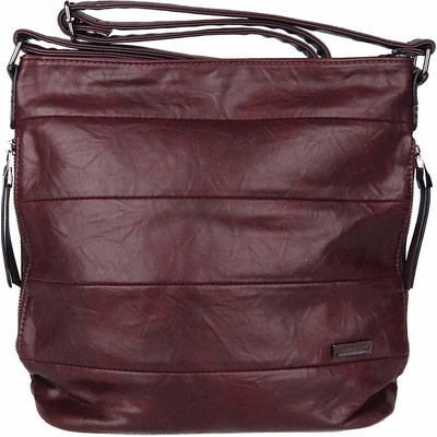 Romina & Co Středně velká crossbody kabelka D600 tmavěčervená