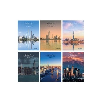 STREET Тетрадка телчета Skyline А4 80л широк ред
