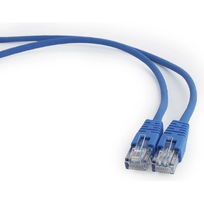 Gembird PP12-1.5M/B Patch, cat5e UTP, 1,5m, modrý