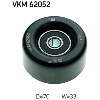 Vratná/vodiaca kladka rebrovaného klinového remeňa SKF VKM 62052