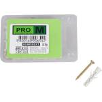 Pro m УНИВЕРСАЛЕН ДЮБЕЛ С ВИНТ Ф6Х30ММ 30 БРОЯ pro m (3800160906542)
