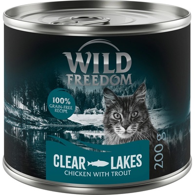 Wild Freedom Adult bezobilné Clear Lakes pstruh & kuracie 6 x 200 g