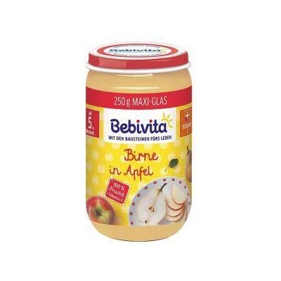 Bebivita Био пюре Bebivita, Круши и ябълки, 250гр, 4018852029106