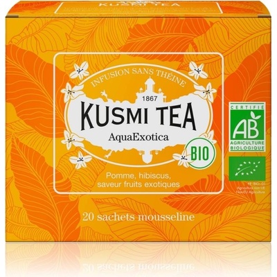 Kusmi Tea Плодов чай AquaExotica в муселинови торбички 20 бр (21682A1120)