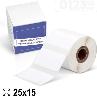 Samolepící štítky TL - obdélník 25x15mm, 400ks