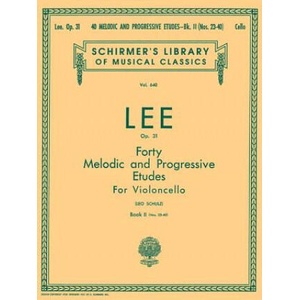 40 Melodic and Progressive Etudes, Op. 31 - Book 2: Cello Method | S. Lee, S. Lee, L. Schultz (ISBN: 9780793548712)
